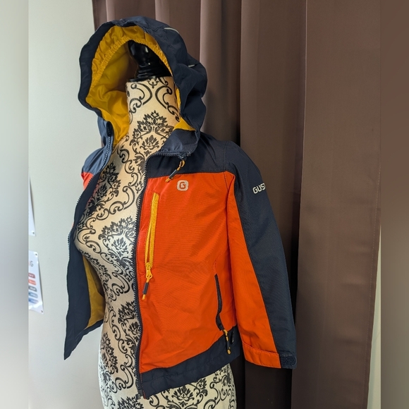 🖤 Gusti Kids' Vibrant Raincoat Lightweight Fall - Picture 1 of 4